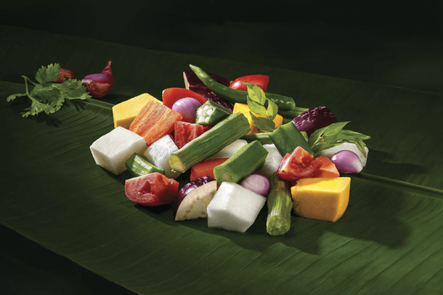 Fresh vegetables and fruits